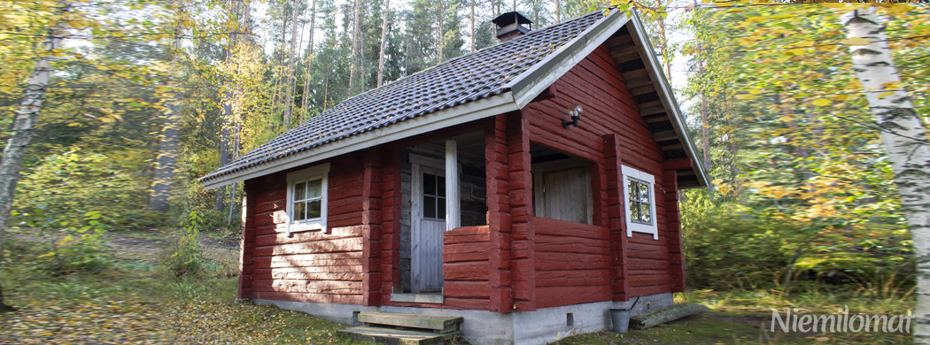 Ullan pirtti timber log cottage sauna